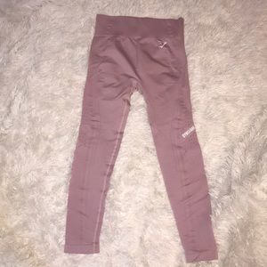 Gymshark Flawless Knit Leggings - Lilac